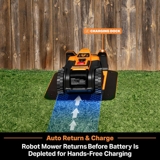LawnMaster VBRM18AMID4R Mähroboter 800 m², ohne Kabel, WiFi & App