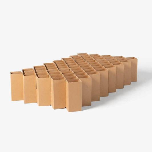 ROOM IN A BOX Faltbett aus Wellpappe – Klappbett ohne Lattenrost, nachhaltig & platzsparend