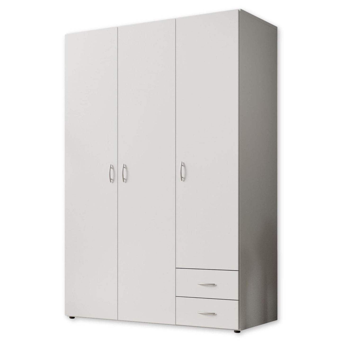 Stella Trading Kleiderschrank mit Drehtüren – Holzschrank für Schlafzimmer, zeitloses Design