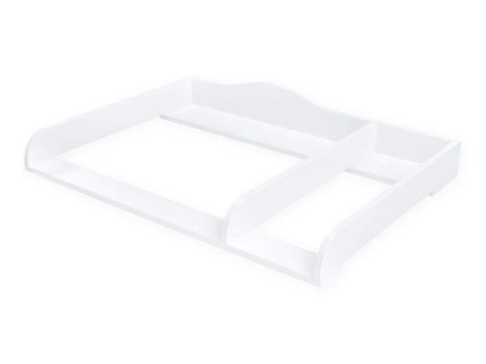 KraftKids Wickelaufsatz für HEMNES XXL 108 cm extra breit mit Trennfach