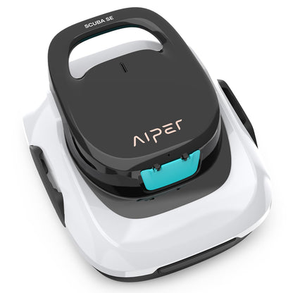 AIPER ZT6002 Poolroboter, Quad-Motorensystem, WavePath Navigationstechnologie, 3 Reinigungsmodi, Wandklettern, Poolsauger Akku Kabellos, Poolroboter Boden und Wand Ideal für Pool bis zu 150㎡