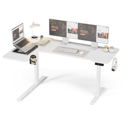 Acrolix Eckschreibtisch elektrisch höhenverstellbar – L-Form, ergonomisch, stabil