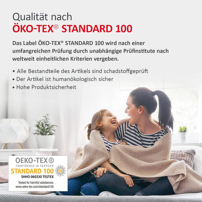Matratzen Concord Taschenfederkernmatratze mit Duo Topper, Kaltschaum, Öko-Tex, atmungsaktiv