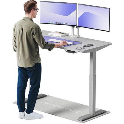 Desktronic HomeOne Elektrisch Höhenverstellbarer Schreibtisch, USB-Anschlüsse, Ergonomisch