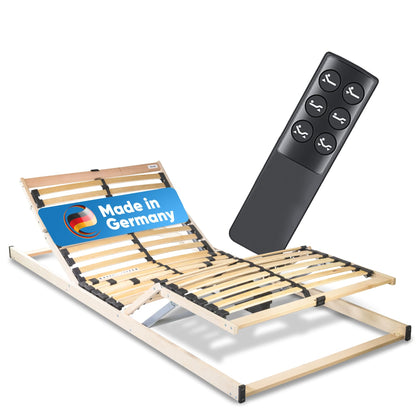 RehaSleep Komfort Lattenrost elektrisch verstellbar, Birkenholz, Made in Germany