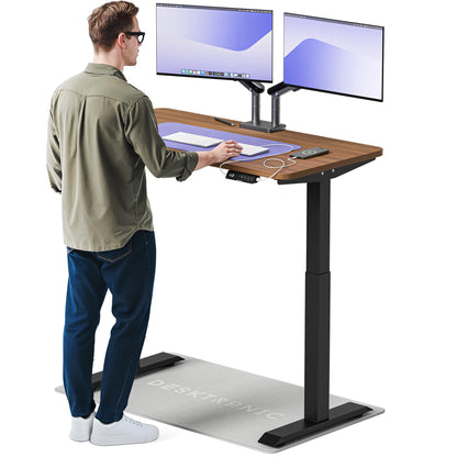 Desktronic HomeOne Elektrisch Höhenverstellbarer Schreibtisch, USB-Anschlüsse, Ergonomisch