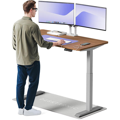 Desktronic HomeOne Elektrisch Höhenverstellbarer Schreibtisch, USB-Anschlüsse, Ergonomisch