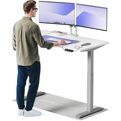 Desktronic HomeOne Elektrisch Höhenverstellbarer Schreibtisch, USB-Anschlüsse, Ergonomisch