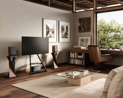FITUEYES Mobiler TV Ständer mit Rollen für 32–65 Zoll Fernseher