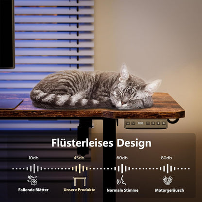 Acrolix Eckschreibtisch elektrisch höhenverstellbar – L-Form, ergonomisch, stabil