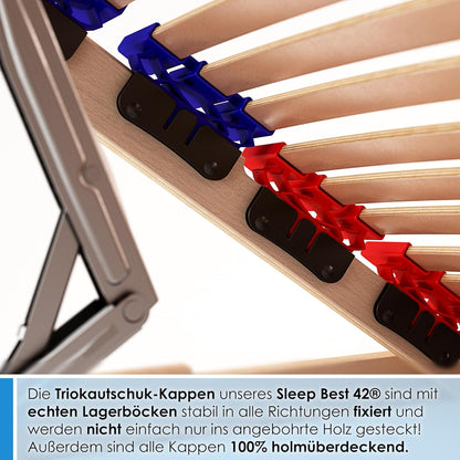 Schlummerparadies Lattenrost aus Buche – 7-Zonen, verstellbar