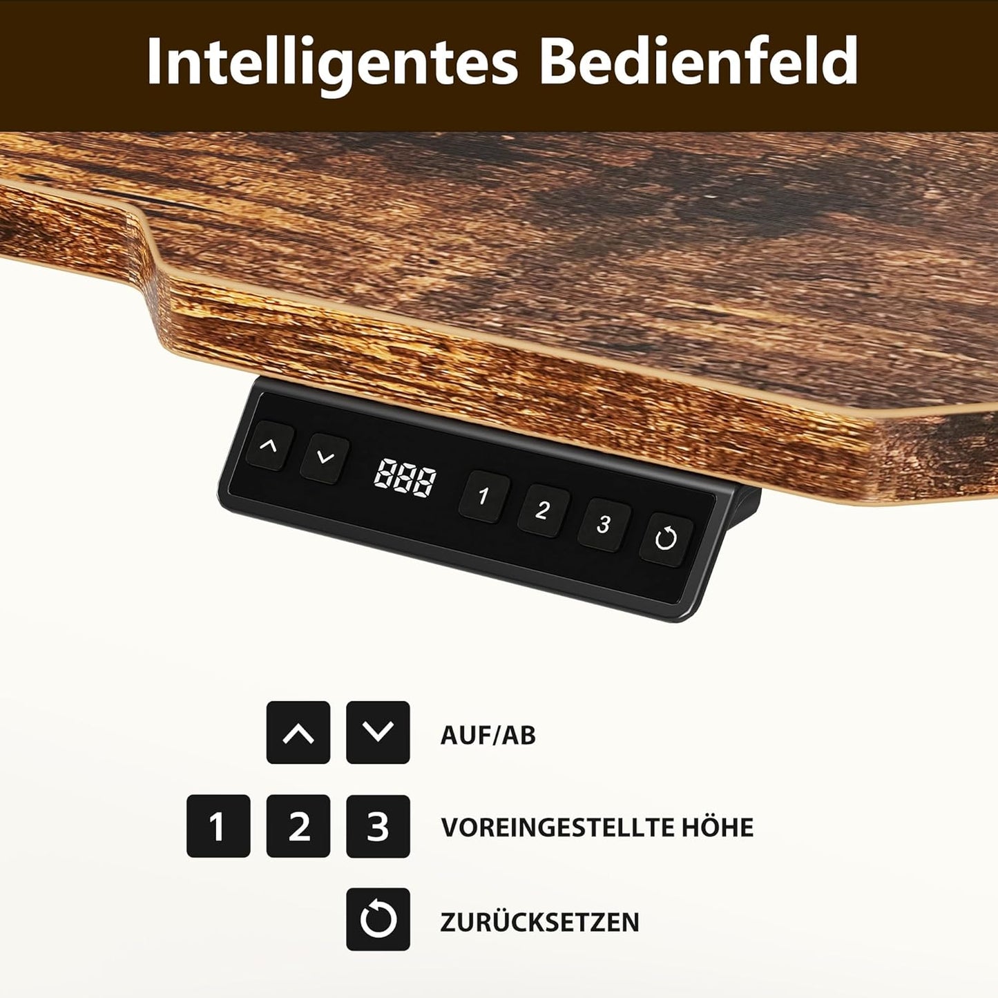 Acrolix Eckschreibtisch elektrisch höhenverstellbar – L-Form, ergonomisch, stabil