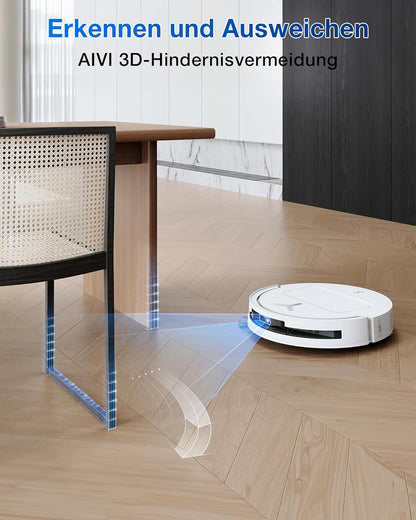 ECOVACS DEEBOT T50 Omni Saugroboter: 15.000 Pa, Heisswasser-Wischfunktion mit All-in-One Station