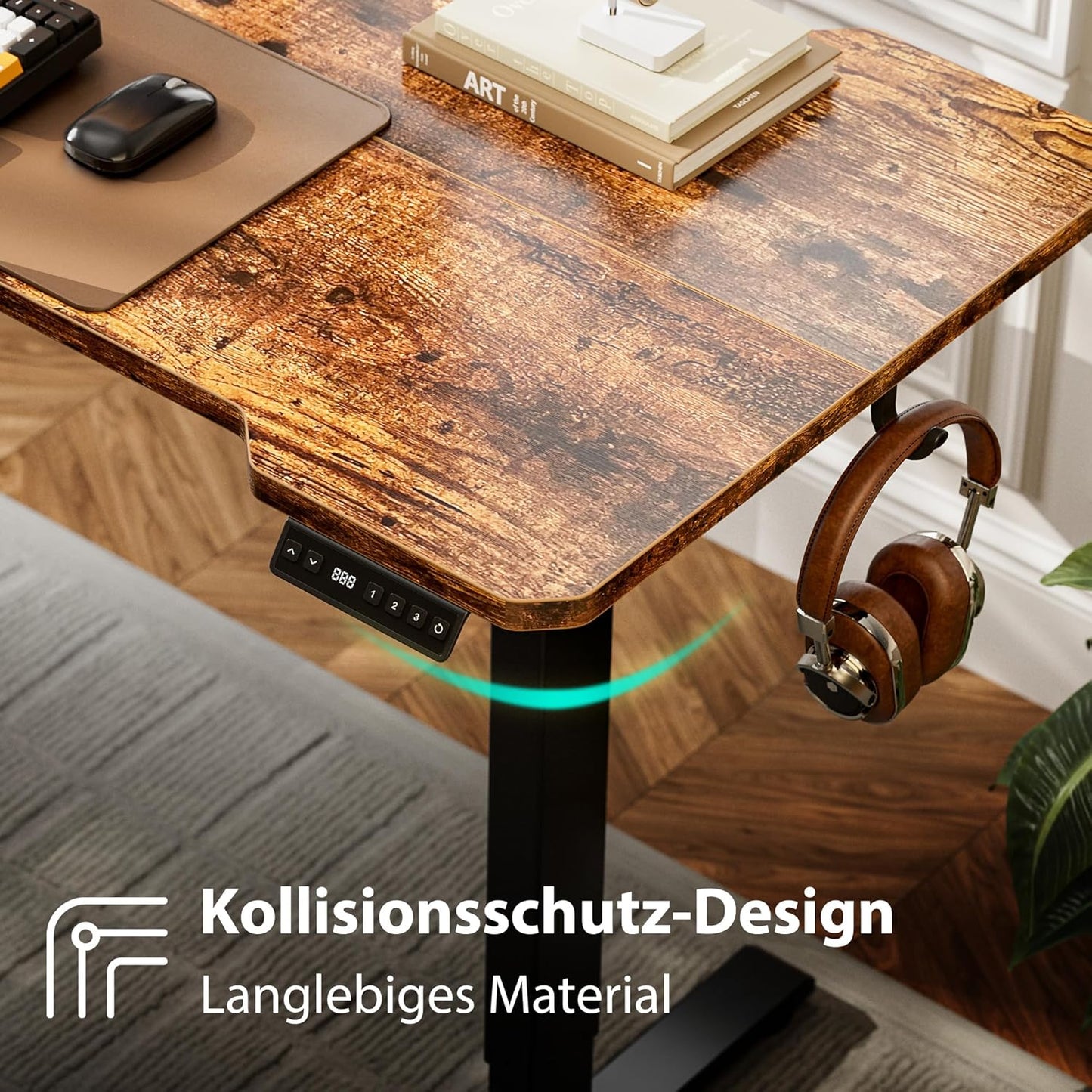 Acrolix Eckschreibtisch elektrisch höhenverstellbar – L-Form, ergonomisch, stabil